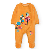 Pelele terciopelo de bebé niña